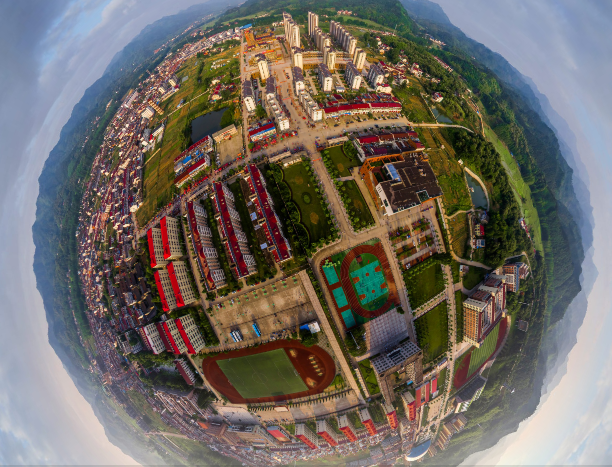 毛坦厂中学图片 全景图片